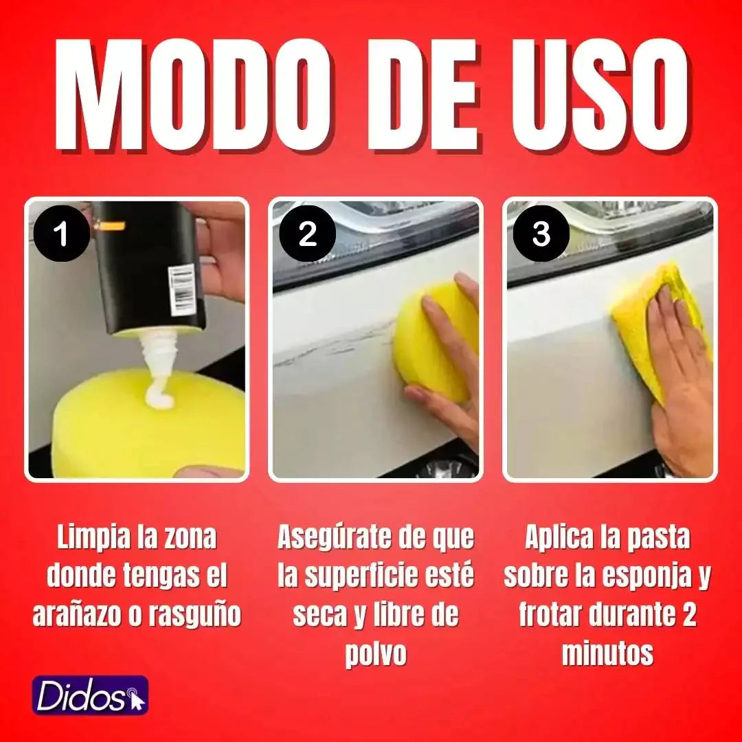 CREMA REPARADORA DE ARAÑAZOS Y RAYONES + PAÑO MICROFIBRA