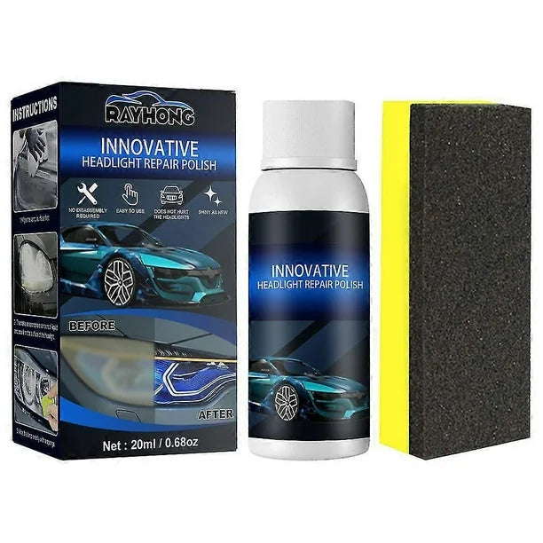 ABRILLANTADOR DE FAROS DE AUTOMOVILES ´´Rayhong´´ 150ml🚗🚓