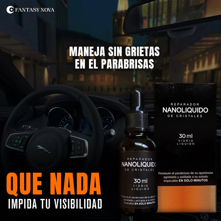 REPADOR DE PARABRISAS "NANOLIQUIDO" OLVIDATE DE LAS GRIETAS y VIDRIOS ROTOS.