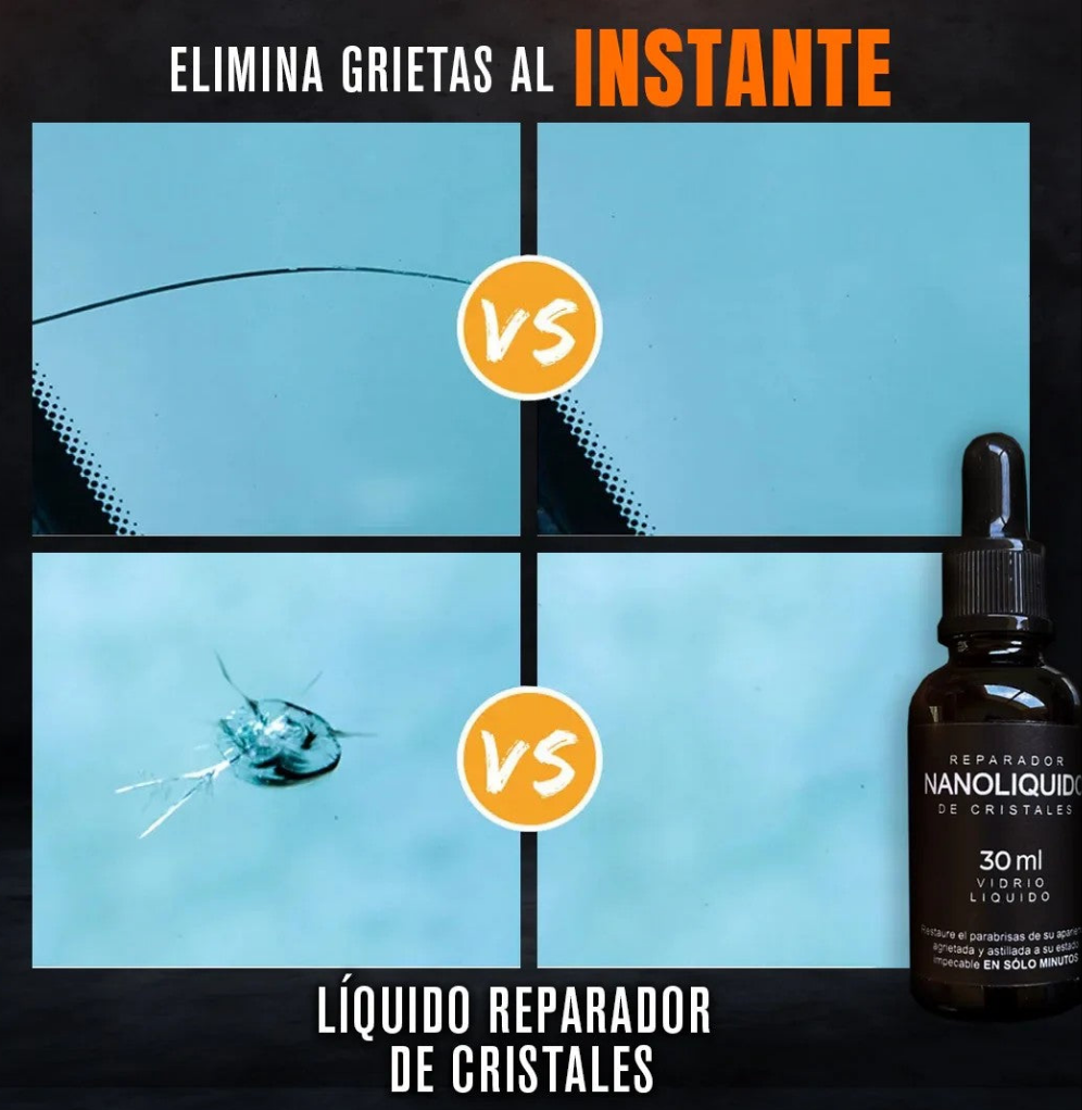 REPADOR DE CRISTALES "NANOLIQUIDO"