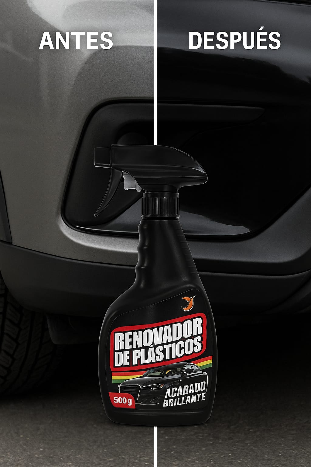 Renovador de plasticos PARTES NEGRAS