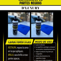 RESTAURADOR DE PARTES NEGRAS D´LUXURY