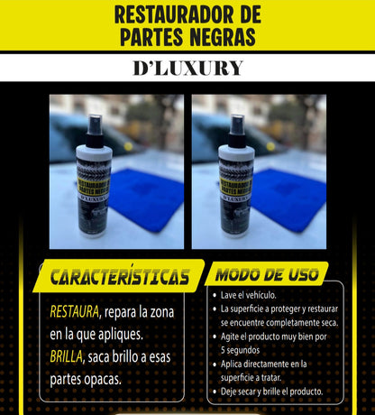 RESTAURADOR DE PARTES NEGRAS D´LUXURY